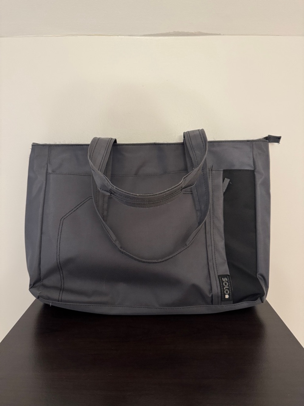 solo Dark Gray Utility Tote with Dual Handles GUC